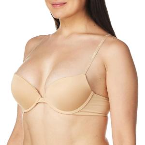 imageCalvin Klein Womens Constant Push Up Plunge BraBare