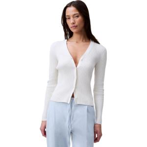 imageCalvin Klein Womens Cotton Rib CardiganTofu