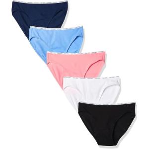 imageCalvin Klein Womens Cotton Stretch Logo Bikini Panties MultipackBlackWhiteGenieTenderCoastal