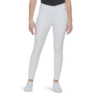 imageCalvin Klein Womens Everyday Ponte Fitted PantsSoft White
