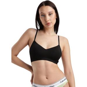 imageCalvin Klein Womens Form to Body Lightly Lined BraletteBlack