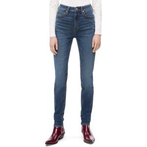 imageCalvin Klein Womens High Rise Skinny Fit JeansMalibu Blue Mid