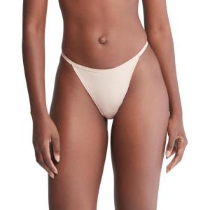 imageCalvin Klein Womens Ideal Micro Low Rise String ThongCedar