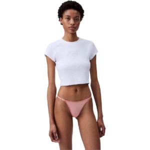 imageCalvin Klein Womens Ideal Micro Low Rise String ThongLuminous Peach
