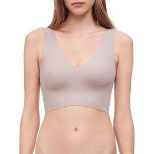 imageCalvin Klein Womens Invisibles Comfort Seamless Lightly Lined V Neck Bralette BraJosephine