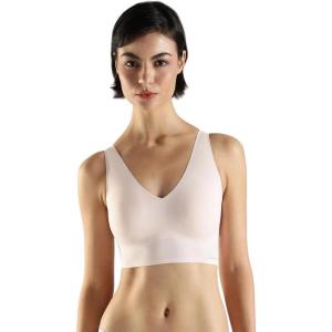 imageCalvin Klein Womens Invisibles Comfort Seamless Lightly Lined V Neck Bralette BraNymphs Thigh