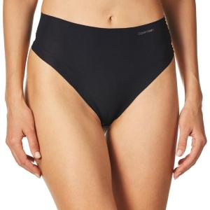 imageCalvin Klein Womens Invisibles HighWaist Thong PantyBlack