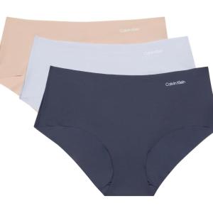 imageCalvin Klein Womens Invisibles Hipster Multipack PantyCasual BlueSpeakeasyCedar