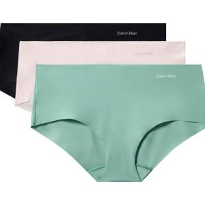 imageCalvin Klein Womens Invisibles Hipster Multipack PantyCharming GreenNymphs ThighBlack