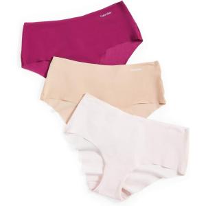 imageCalvin Klein Womens Invisibles Hipster Multipack PantyLight CaramelNymphs ThighCovet