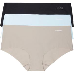 imageCalvin Klein Womens Invisibles Hipster Multipack PantySatelliteRain DanceBlack