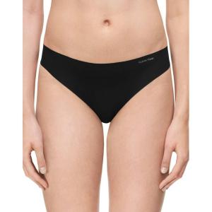 imageCalvin Klein Womens Invisibles Seamless Thong Panties 3 PackBlack
