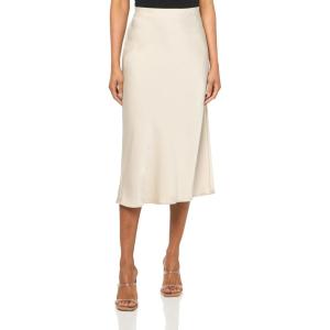 imageCalvin Klein Womens Matte Satin Midi SkirtOatmeal