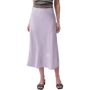 imageCalvin Klein Womens Matte Satin Midi SkirtOrchid Petal