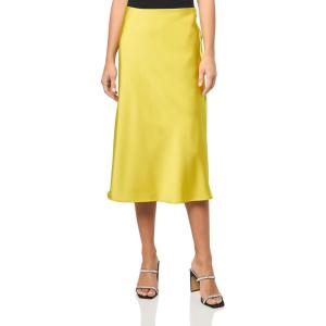 imageCalvin Klein Womens Matte Satin Midi SkirtWarm Olive