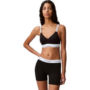 imageCalvin Klein Womens Modern Cotton Lightly Lined BraletteBlack