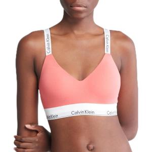 imageCalvin Klein Womens Modern Cotton Lightly Lined BraletteCalypso Coral
