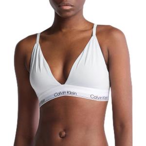 imageCalvin Klein Womens Modern Cotton Lightly Lined Triangle Wireless BralettePlein Air