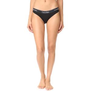 imageCalvin Klein Womens Modern Cotton Stretch Bikini PantyBlackBlack Web