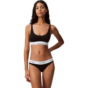 imageCalvin Klein Womens Modern Cotton ThongPantyBlack
