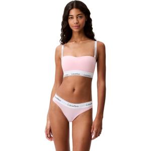 imageCalvin Klein Womens Modern Cotton ThongPantyBuff Pink