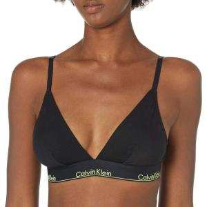 imageCalvin Klein Womens Modern Cotton Triangle BraBlack WBlack Direct Green