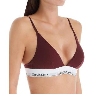 imageCalvin Klein Womens Modern Cotton Triangle BraDeep Maroon