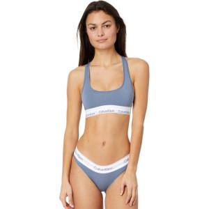 imageCalvin Klein Womens Modern Cotton Unlined Wireless BraletteFlint Stone