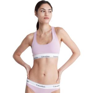 imageCalvin Klein Womens Modern Cotton Unlined Wireless BraletteMauve Mist