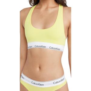 imageCalvin Klein Womens Modern Cotton Unlined Wireless BralettePop Yellow