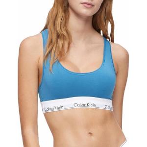 imageCalvin Klein Womens Modern Cotton Unlined Wireless BraletteTapestry Teal