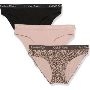imageCalvin Klein Womens Motive Micro Stretch Multipack Bikini PantyAqp23492401B
