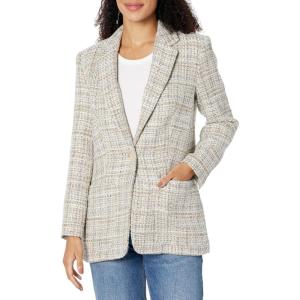 imageCalvin Klein Womens One Button Lux BlazerCream Multi