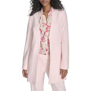 imageCalvin Klein Womens One Button Lux BlazerParfait