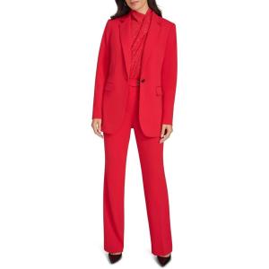 imageCalvin Klein Womens One Button Lux BlazerRed