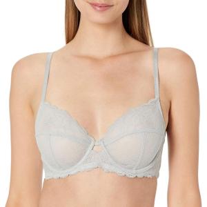 imageCalvin Klein Womens Seductive Comfort Unlined Lace BraJet Grey