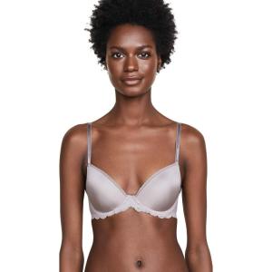 imageCalvin Klein Womens Seductive Comfort with Lace Demi BraGrey Sand