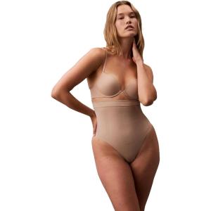 imageCalvin Klein Womens Shapewear Secure Sculpt HighWaist Thong PantyCedar