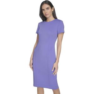 imageCalvin Klein Womens Solid Knee Length DressLilac