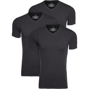 imageCalvin Klein mens Classic3 Black  Vneck