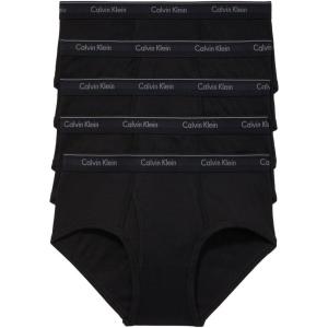 imageCalvin Klein underwear Mens Cotton Classic Fit 4Pack Briefs5 Black