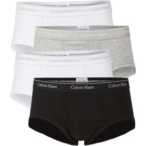 imageCalvin Klein underwear Mens Cotton Classic Fit 4Pack BriefsBlack2 WhiteHeather Grey