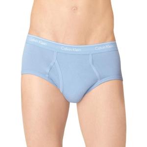 imageCalvin Klein underwear Mens Cotton Classic Fit 4Pack BriefsBlue Assorted 4 Pack