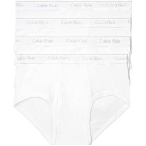 imageCalvin Klein underwear Mens Cotton Classic Fit 4Pack BriefsWhite 4 Pack