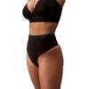 imageCalvin Klein Womens Shapewear Second Skin Smoothing HighWaist Thong PantyBlack