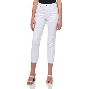 imageCalvin Klein Womens High Rise Slim Fit JeansOptic White