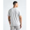 imageCalvin Klein Mens Smooth Cotton Solid VNeck TShirtHeroic Grey Heather
