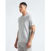imageCalvin Klein Mens Smooth Cotton Solid VNeck TShirtHeroic Grey Heather