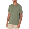 imageCalvin Klein Mens Smooth Cotton Solid VNeck TShirtShadow