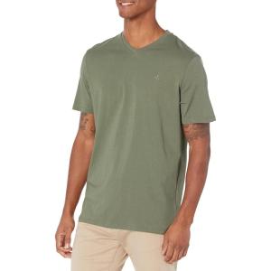 imageCalvin Klein Mens Smooth Cotton Solid VNeck TShirtShadow